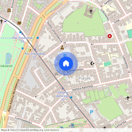 ul. Wilhelma Feldmana, Piasek, Stare Miasto, Kraków, małopolskie