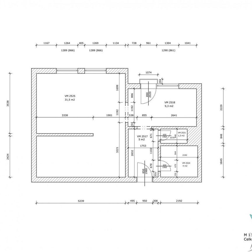 Pronájem bytu 2+1 51 m² - Photo 1