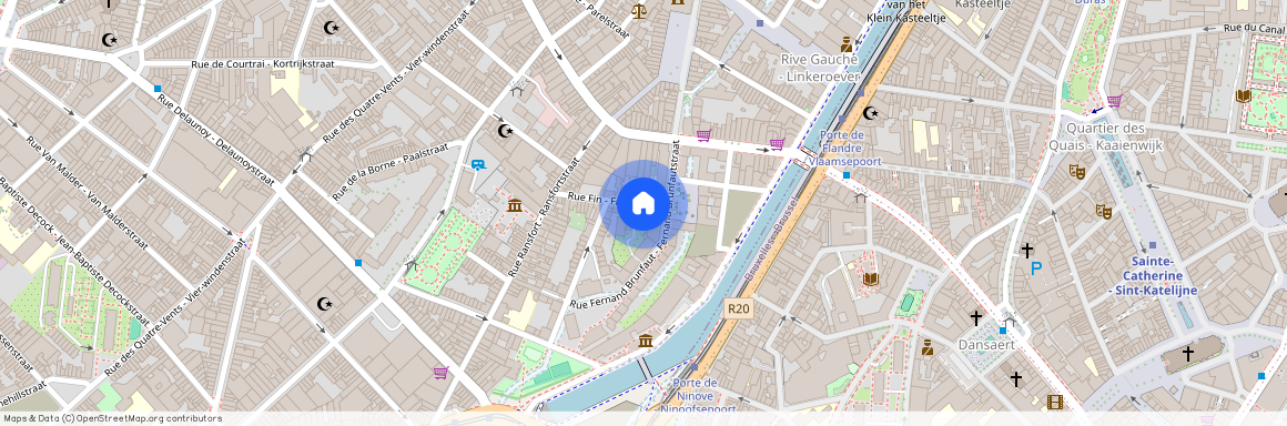 Rue Fin 8 bus 53, 1080, Molenbeek-Saint-Jean
