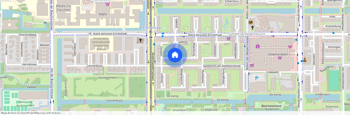 Buitenveldert-West, 1082 VG, Valkhof, Amsterdam