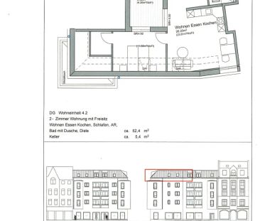 Neubau-Dachgeschosswohnungen mit Fahrstuhl - Photo 5