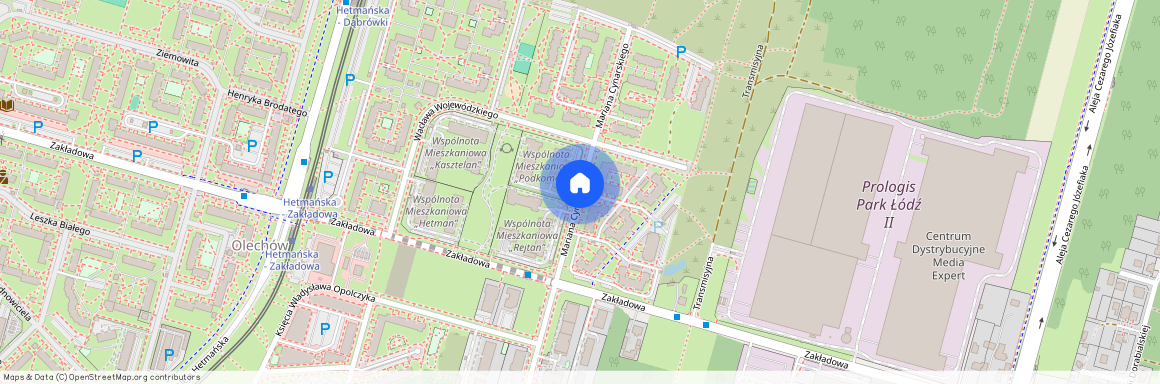 ul. Mariana Cynarskiego, Olechów, Widzew, Łódź, łódzkie