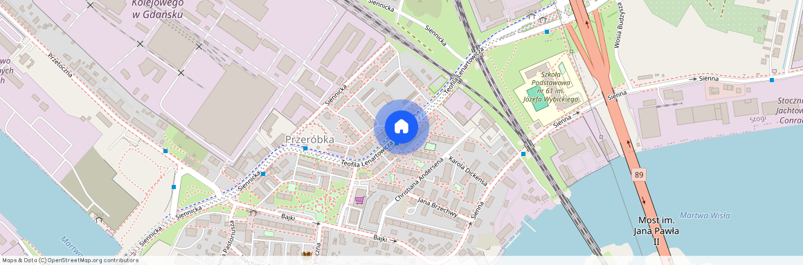 ul. Teofila Lenartowicza, Przeróbka, Gdańsk, pomorskie
