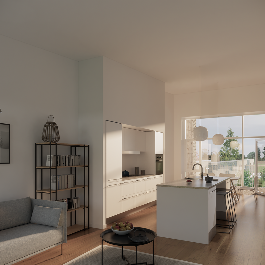 Indbydende lejlighed med lys og rummelighed i Svenstrup - Foto 1