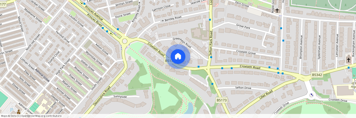 Flat 1 15 Croxteth Road, Liverpool, Merseyside, L8