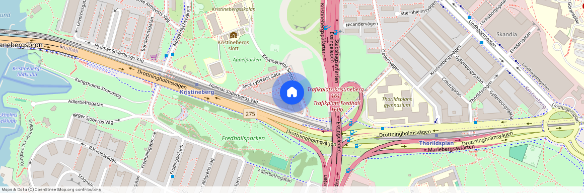 Kristinebergs Slottsväg, Stockholm