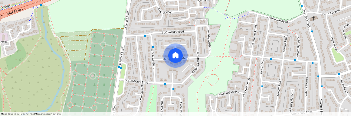 Hampshire Gardens, Wallsend, NE28