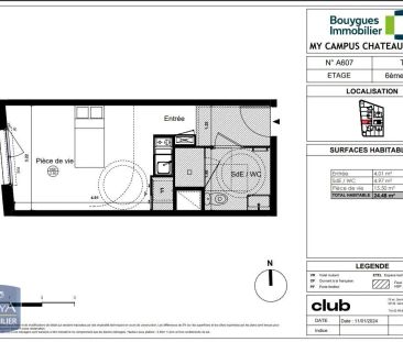 Appartement à louer 1 pièce 24.48m² - Photo 4
