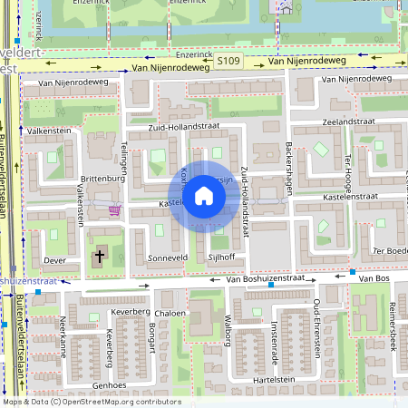 Buitenveldert-West, 1082 EE, Kastelenstraat, Amsterdam