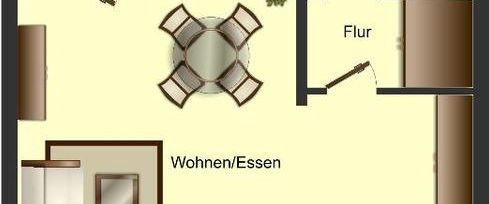 Gut geschnittene 1-Zimmer-Wohnung für berufstätige Singles in Ratingen - Foto 1