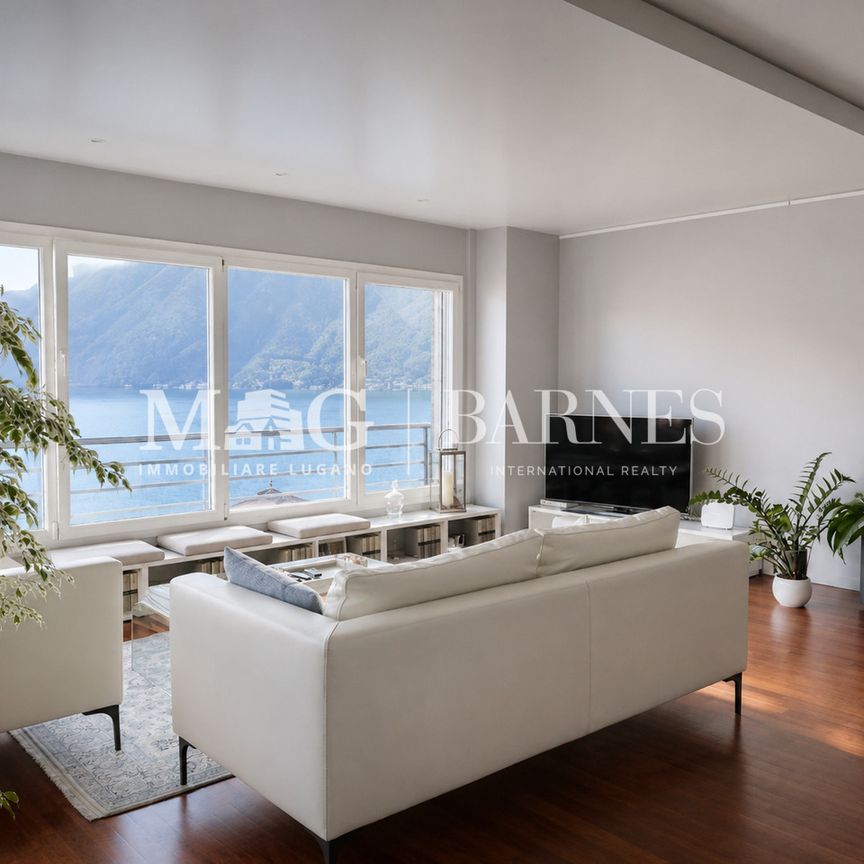 Lugano Centro: Centralissimo appartamento con vista lago splendida, 4.5 locali - Foto 1