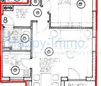 2 Zimmerwohnung in Waldtrudering - Balkon -bezugsfrei - Duplex TG - Foto 1