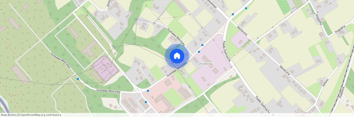 ul. Gustawa Morcinka, Otrębów, Zebrzydowice, cieszyński, śląskie, Kaczyce