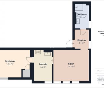 Nowoczesne dwupokojowe mieszkanie na wynajem. - Zdjęcie 5