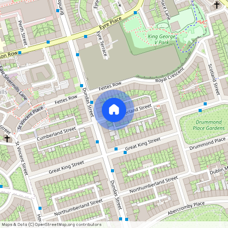 Cumberland Street, Edinburgh, Midlothian