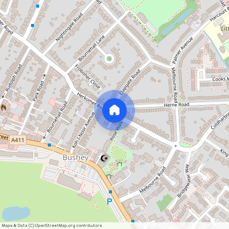 Bournemead, Herkomer Road, Bushey, Hertfordshire, WD23