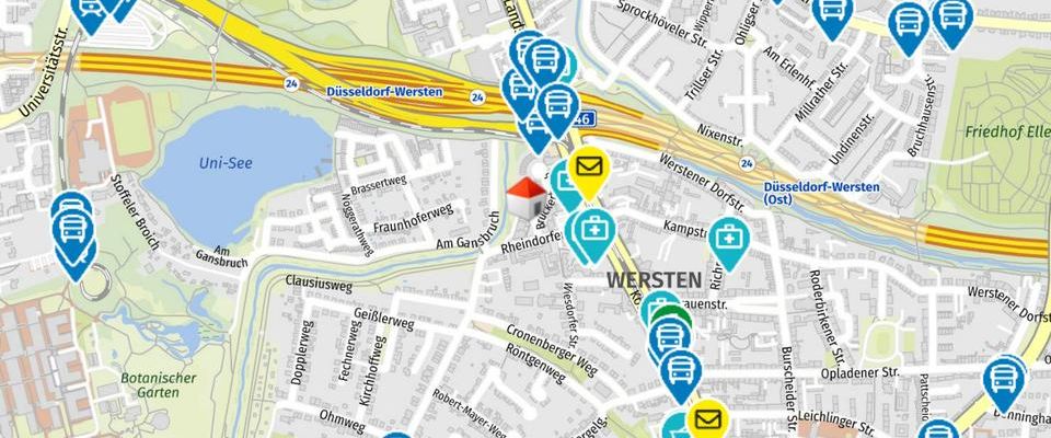 Objekt Nr. 420_2, 40591 Düsseldorf 2-Zimmer-Wohnung mit Loggia - Foto 1