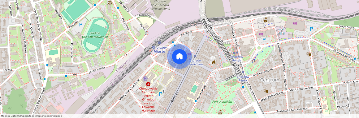 ul. Kazimierza Wielkiego, Centrum, Chorzów, śląskie