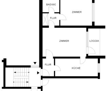 Geräumige 2-Zimmer-Wohnung mit Loggia // 3.OG links - Photo 4