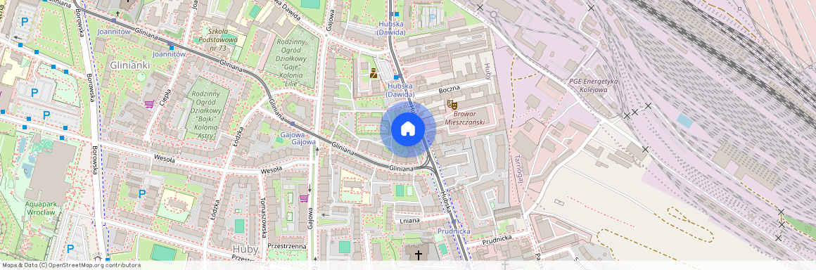 ul. Hubska, Huby, Krzyki, Wrocław, dolnośląskie