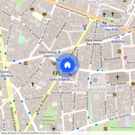 Vieux Colombier 13, Rue du Vieux Colombier, Paris