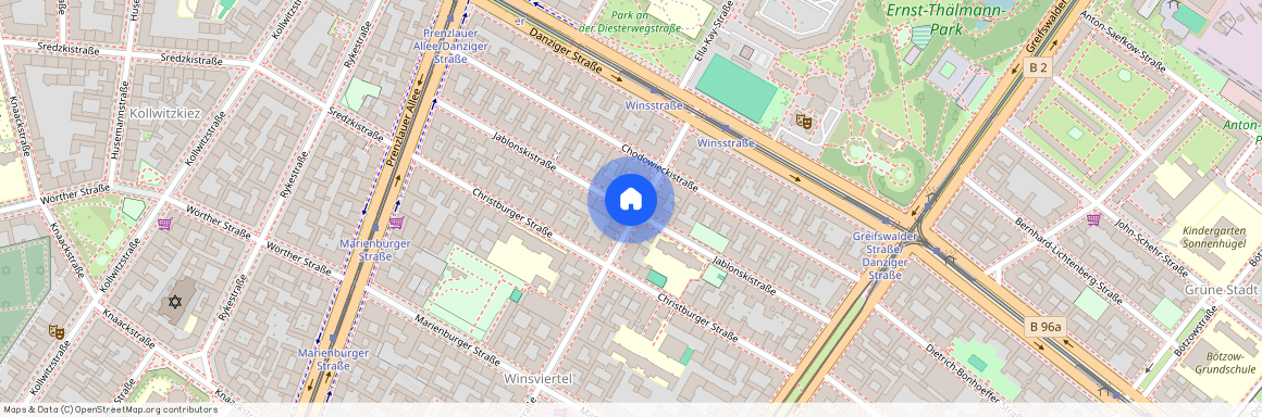 Jablonskistr., Berlin, Prenzlauer Berg, 10405