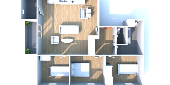 À louer T4 appartement à Cany-Barville - Photo 3