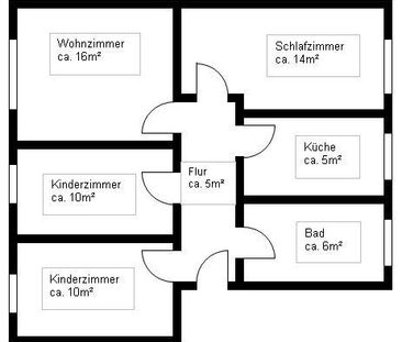 4 Raum-Wohnung - Foto 1