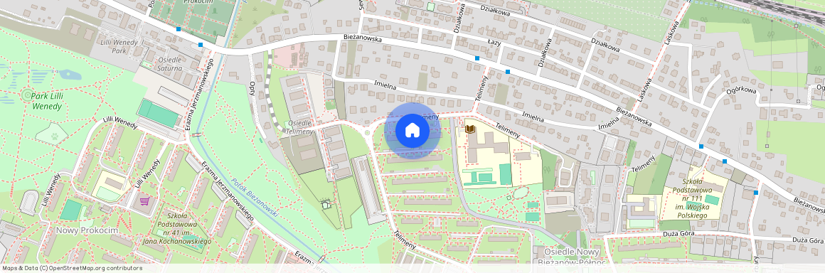 ul. Telimeny, Bieżanów, Bieżanów-Prokocim, Kraków, małopolskie