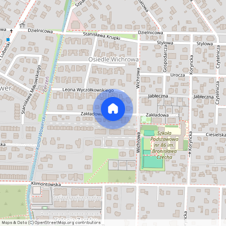 ul. Zakładowa, Wawer, Wawer, Warszawa, mazowieckie