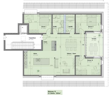 4.5 Zimmer, 129 m² - Photo 2