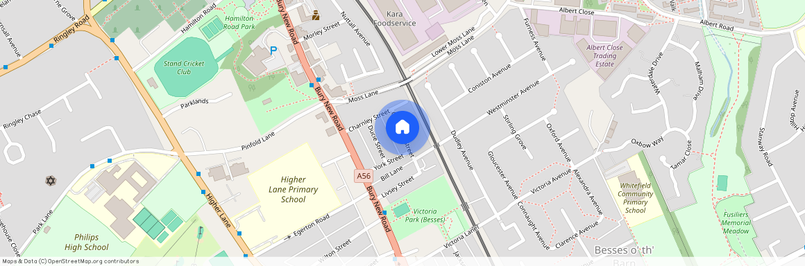 Clarendon Street, Whitefield, Manchester, Greater Manchester, M45