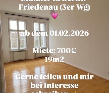 Helles WG-Zimmer in Steglitz - unbefristet - Anmeldung möglich - Foto 3