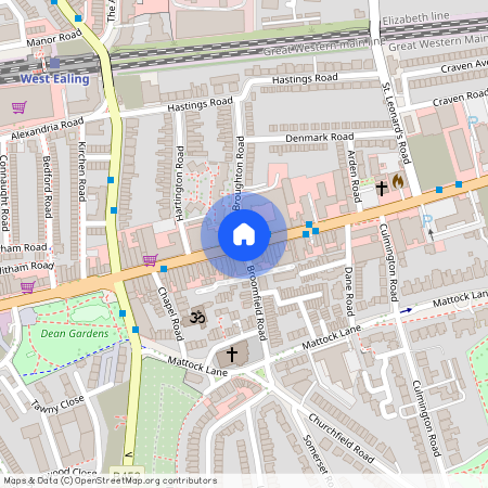 Uxbridge Road, Ealing Broadway, Ealing, London, W13