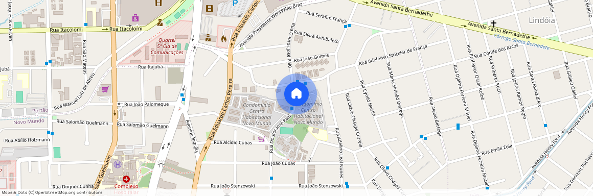 Rua Doutor José Palú, 272, Novo Mundo, Curitiba - PR, 81020-235, Brazil