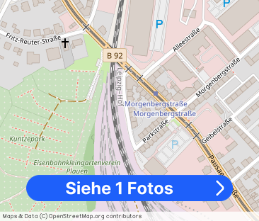 sep. Gasetagenheizung - Weitblick + Wanne u. Dusche - 3 Zimmerwohnu... - Foto 1