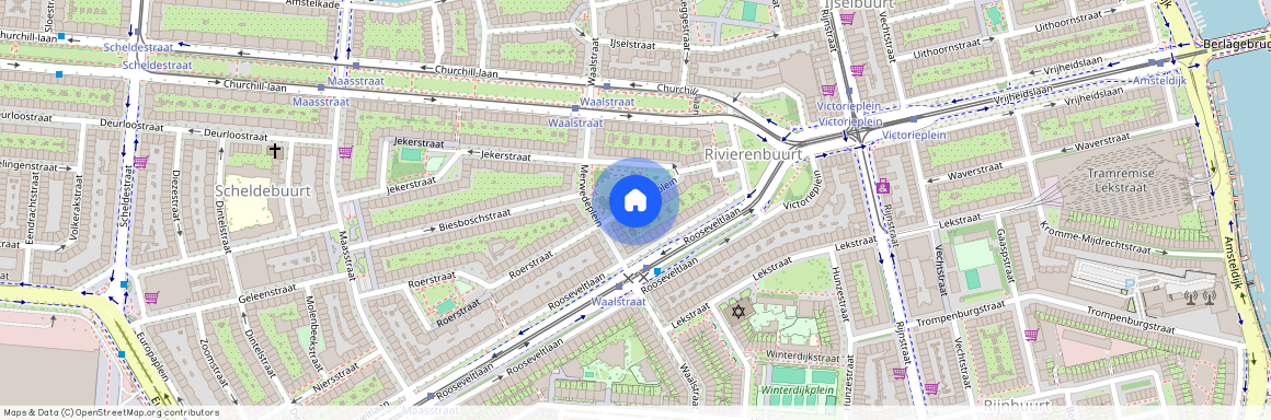 AMSTERDAM, Merwedeplein 37-3