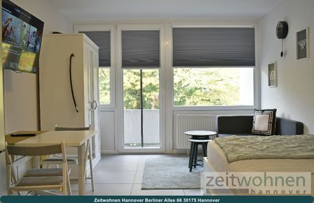 Groß-Buchholz, Nähe MHH, Balkon, Internet, perfekt möbliert - Photo 4