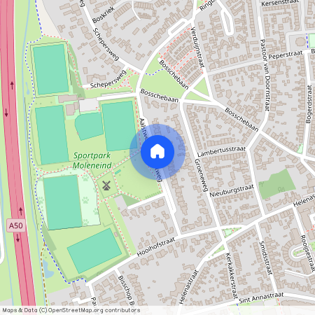 Moleneind-Groenewoud, 5401 ZR, Aalstweg, Uden