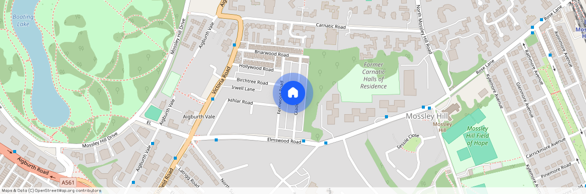 Gladeville Road, Aigburth, Liverpool, Merseyside, L17