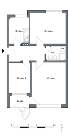 Top modernisierte Erdgeschoss-Wohnung mit Garten - Foto 4