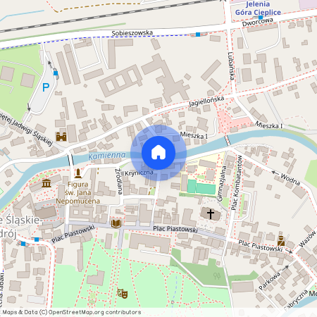 ul. Staromiejska, Cieplice Śląskie-Zdrój, Jelenia Góra, dolnośląskie