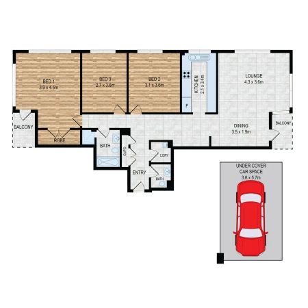 “LARGE 3 BEDROOM UNIT IN GOOD STREET” - Photo 2