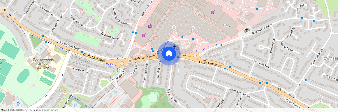 Castle Lane West, Bournemouth, BH8