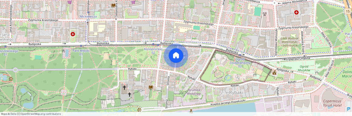 ul. ks. Stanisława Kujota, Rybaki, Toruń, kujawsko-pomorskie