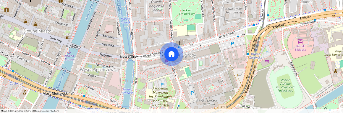 ul. Długie Ogrody, Śródmieście, Gdańsk, pomorskie