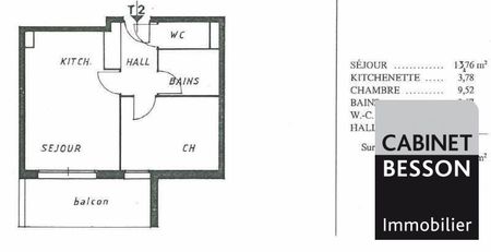 Location Appartement 2 pièces 36m² GRENOBLE 38000 - Photo 5