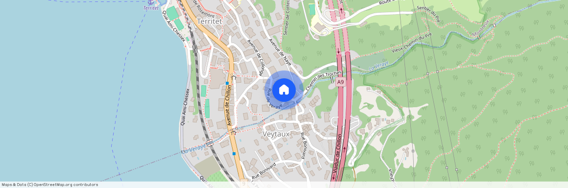 Rue de Veraye, 1820 Montreux