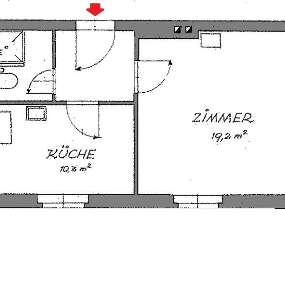 Ruhige 1-Zimmer-Wohnung - Photo 2