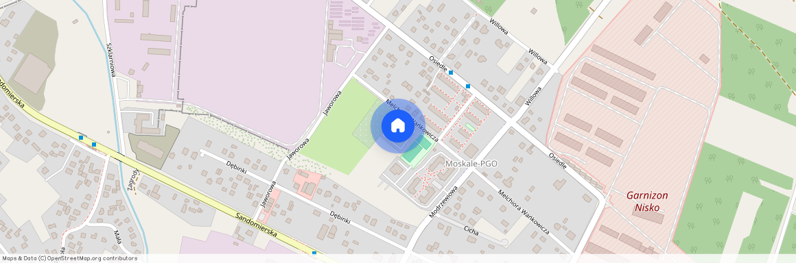 ul. Melchiora Wańkowicza, Nisko, Nisko, niżański, podkarpackie